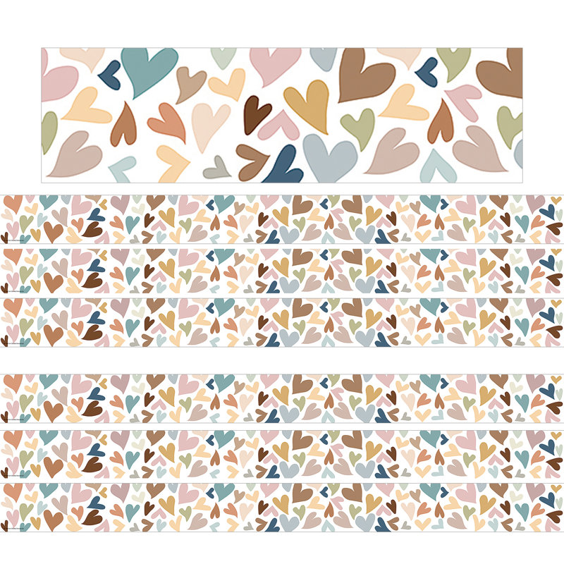 Tout le monde est un cœur avec bordure droite