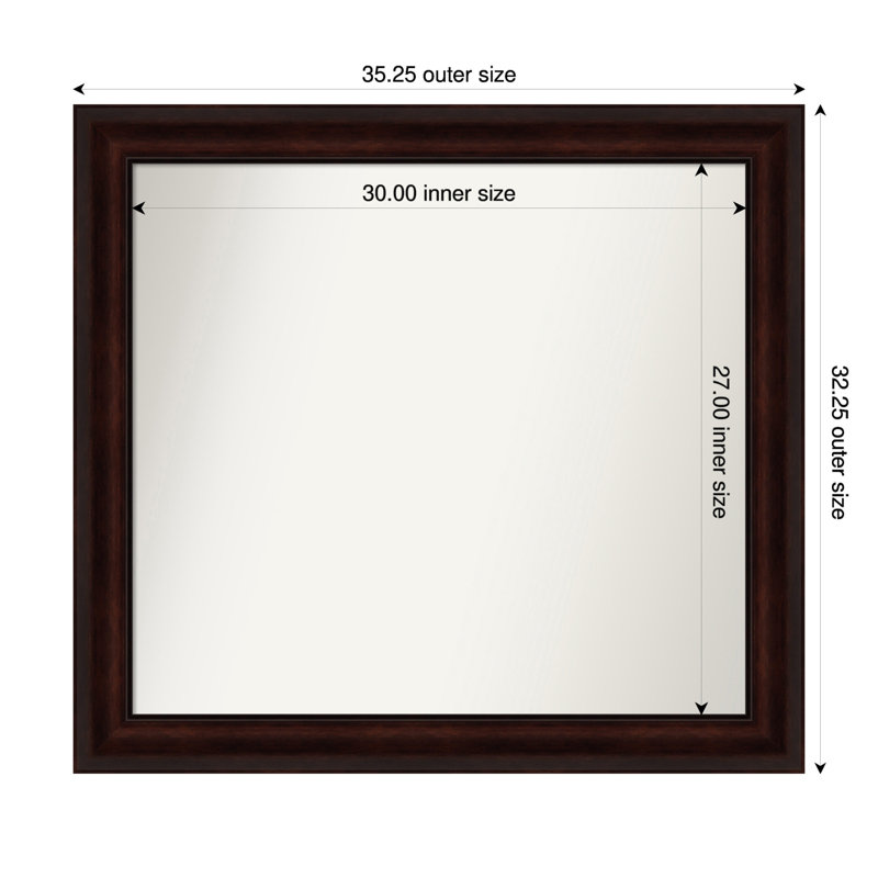 Miroir mural Nathian, 32,25 po x 35,25 po