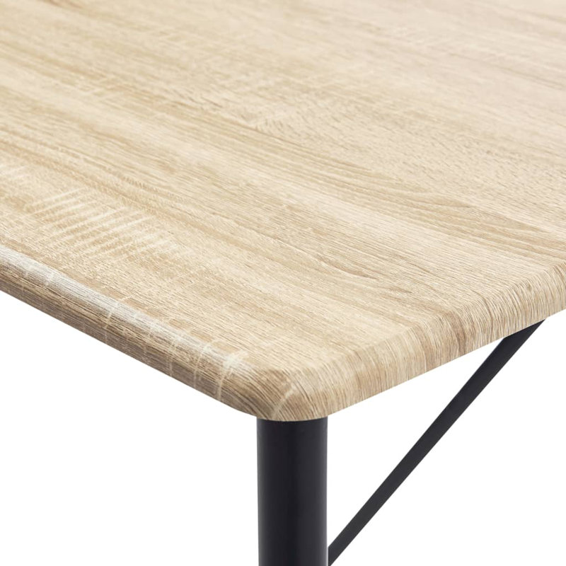 Malta Metal Base Dining Table, White