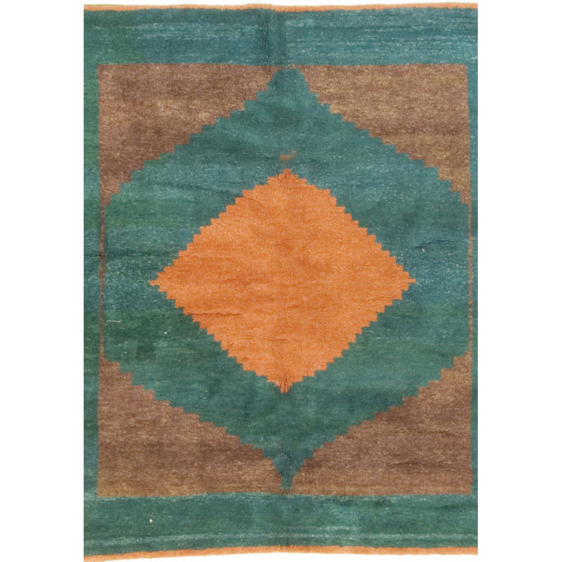 Gabbeh One-of-a-Kind 6'5" x 7'2" Hand Knotted Area Rug