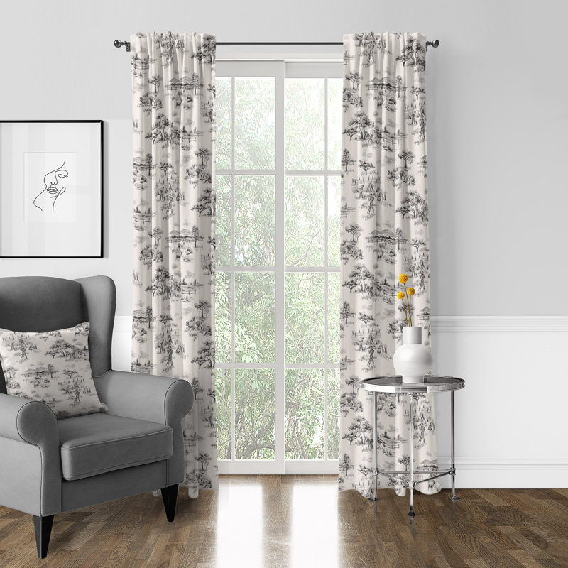 Auclair 100% Cotton Curtain, 50" W x 96" L
