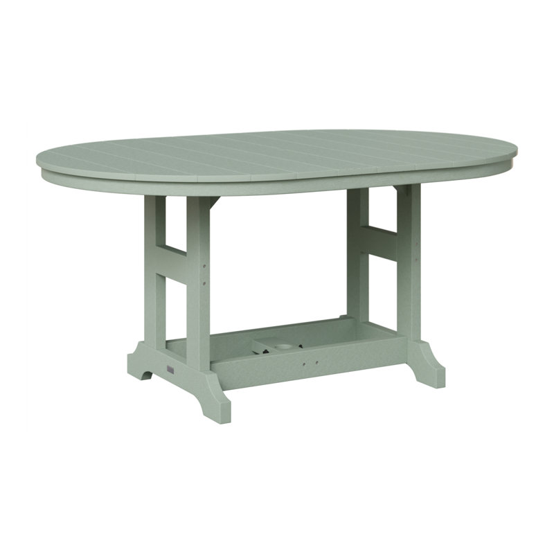Table de salle à manger Berlin Classic, H 30,87 po x l 64 po x P 44 po, Écume de mer, écume de mer