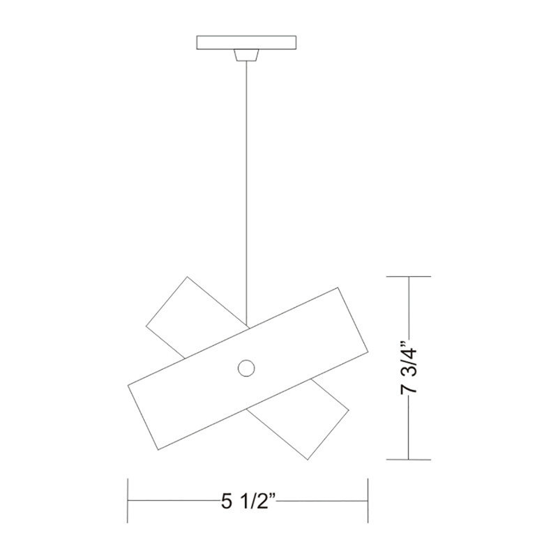 Tourbillon 1 - Light Single Geometric Pendant, White/Green, Small / 1 x 35W lamping