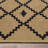 Well-Jute Akita Moroccan Lattice Flat-Weave Black Area Rug-87053541