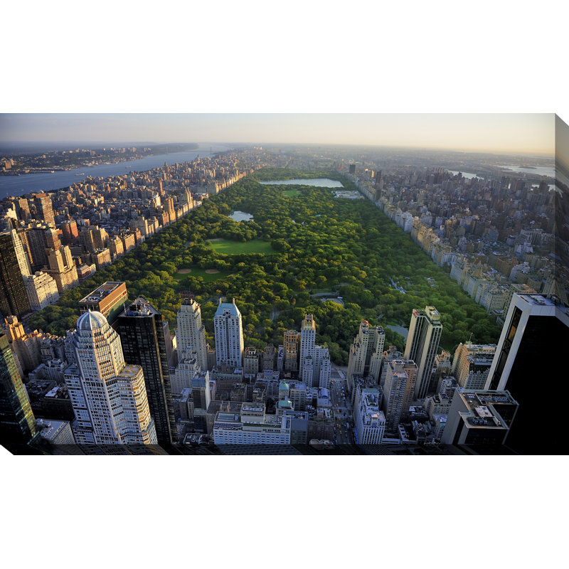 Central Park, New York - reproduction de photo, H 24 po x l 40 po x P 1 po