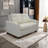 53.2'' Small Loveseat Pull-Out Sofa Bed - Adjustable Backrest-35711610