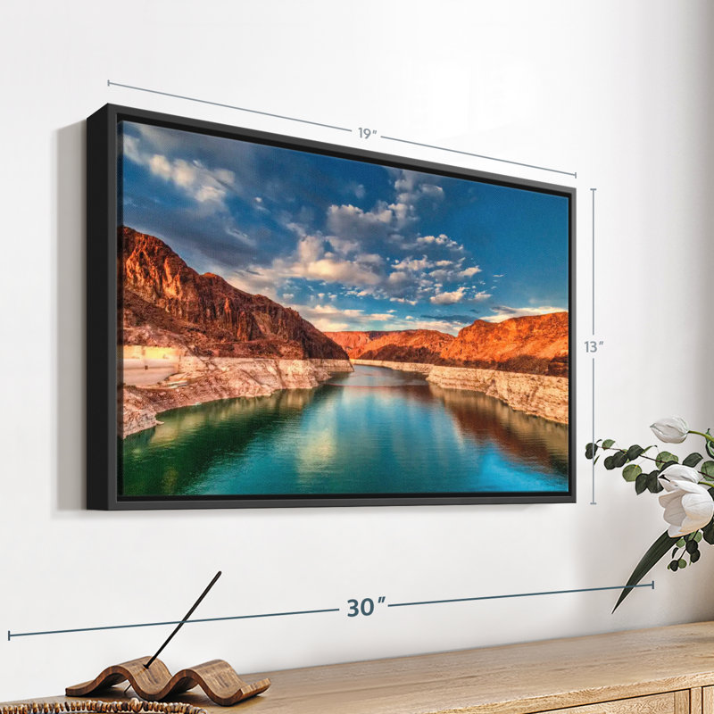 Impression sur toile Hoover Dam, H 13 po x l 19 po