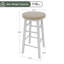 Swivel Solid Wood Counter Stool-112246544