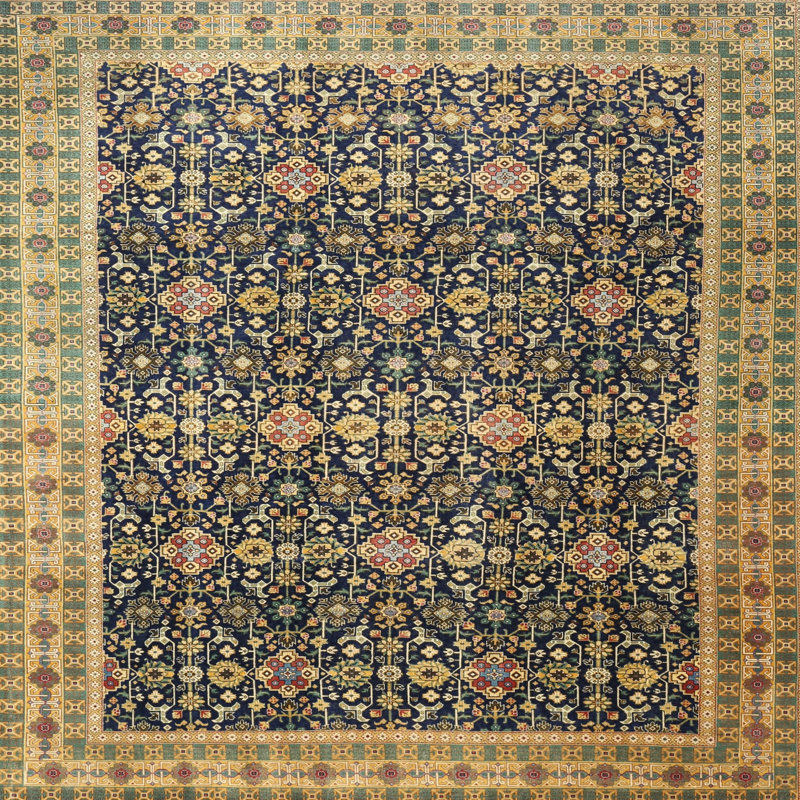 Oriental Indoor Rug, Square 5'