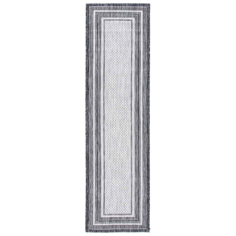Hance Performance Solid Color Indoor/Outdoor Area Rug, Runner 2'3" x 10'
