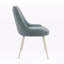 Chaise d'appoint Adams Blue Boucle & Bone White Finish (ensemble de 2)