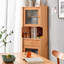 Armoire de coin en bois massif Burlywood