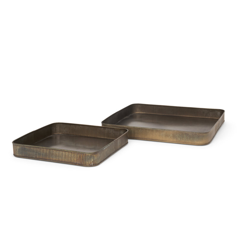 Bonneyside Metal Tray - Set of 2