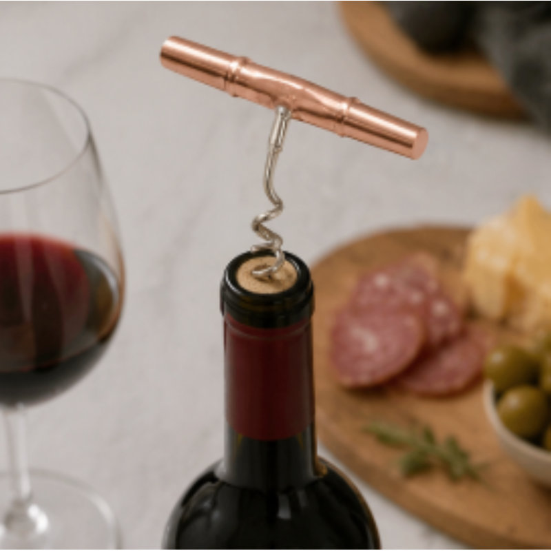Hammered Cork Screw | Copper Finish