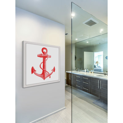 « anchor » par molly rosner, reproduction d’art encadrée