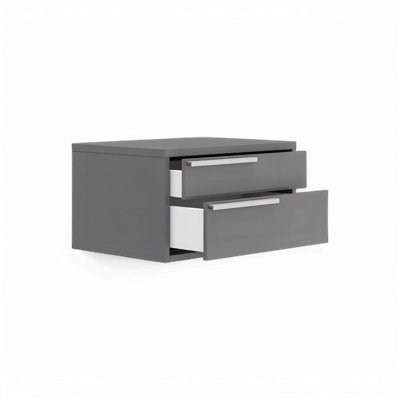 Table de chevet Veneto gris droite
