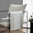 Vera Wang All Over Rib Cotton White Blanket-88159237-88159238