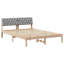 Solid Wood Bed Frame-436220296