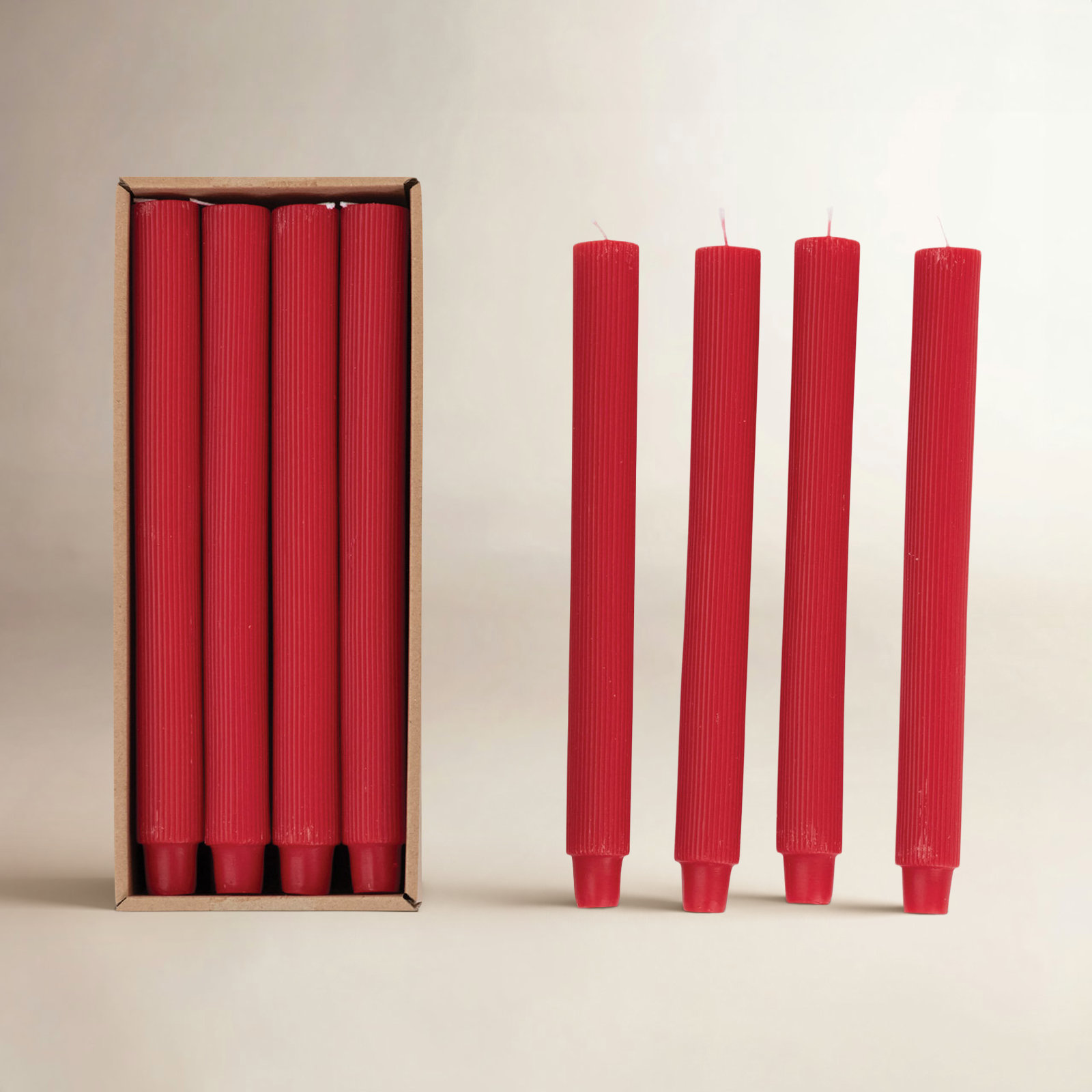 Unscented Taper Candle