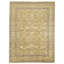 Hand Knotted Wool Area Rug in Gold