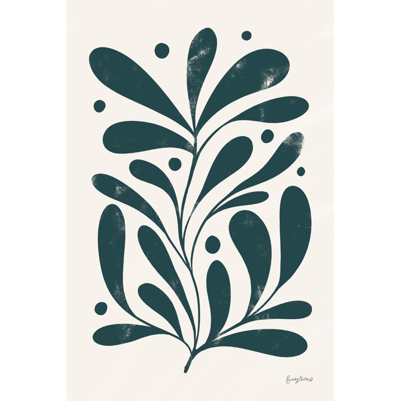 Simple Botanical III sur toile par Becky Thorns, reproduction, H 48 po x l 32 po