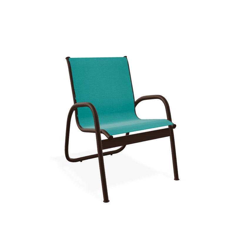 Fauteuil de patio Gardenella, Kona texturé, Turquoise