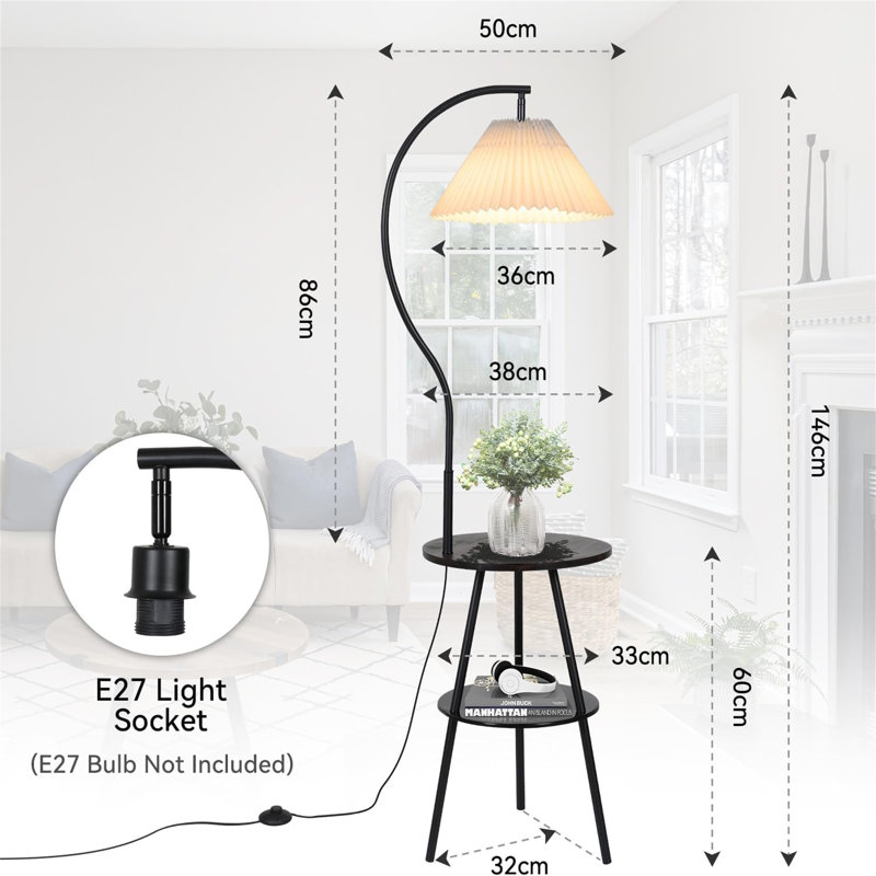 Tray Table Floor Lamp