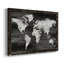 Carte du monde industriel - reproduction de cadre photo sur toile-588313314-588313320