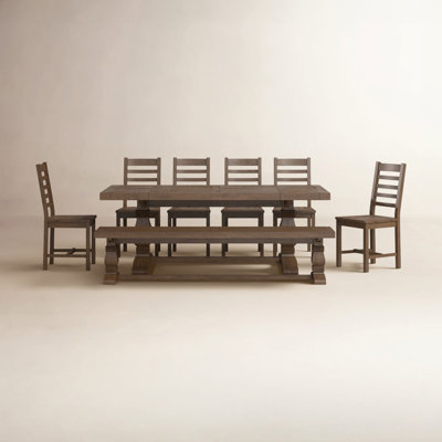 Kinston Pine Dining Table Set