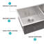 36"x19"x10" Undermount Double Bowl(60/40) Kitchen Sink - 16 Gauge with Two 10" Deep Basin