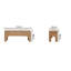 Boucle Upholstered Bench