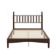 Base de lit en bois avec tête de lit en forme de gourde-350222881