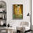 Famous Artwork "The Kiss by Gustav Klimt - Extra Large Framed Canvas Giclee Painting Print Wall Art"-93101859-119402585-56430701