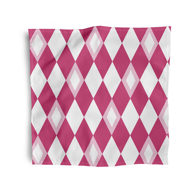Ladler Harlequin Napkins, Pink