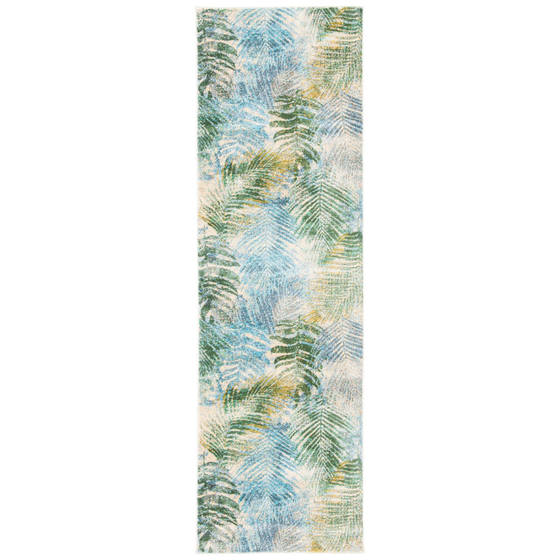Kinser 300 Performance Floral Rug, Runner 2'2" x 7'