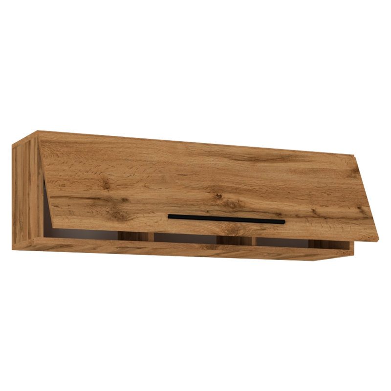 Saleen 30Cm H x 95Cm W x 30Cm D Manufactured Wood Standard Wall Cabinet, Brown, white and pink