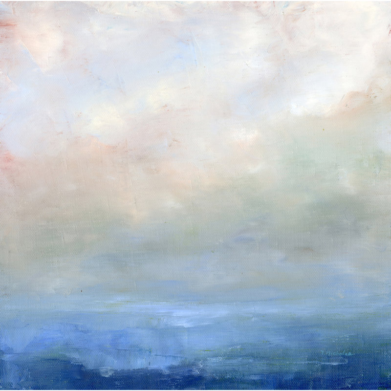 Avant l'aube - peinture sur toile tendue