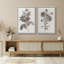 Élégance florale, rose et tournesol, botanique classique, nature sauvage, illustrations, décor rustique-101752182-101752180