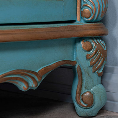 American style multi-functional corner cabinet