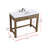 Hudson 42 " W Free Standing Wall Mounted 1 Single Vanity Bathroom Vanity With Engineered Marble Top-93548974