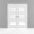 Sete Frosted Glass Standard White Doors-58144673
