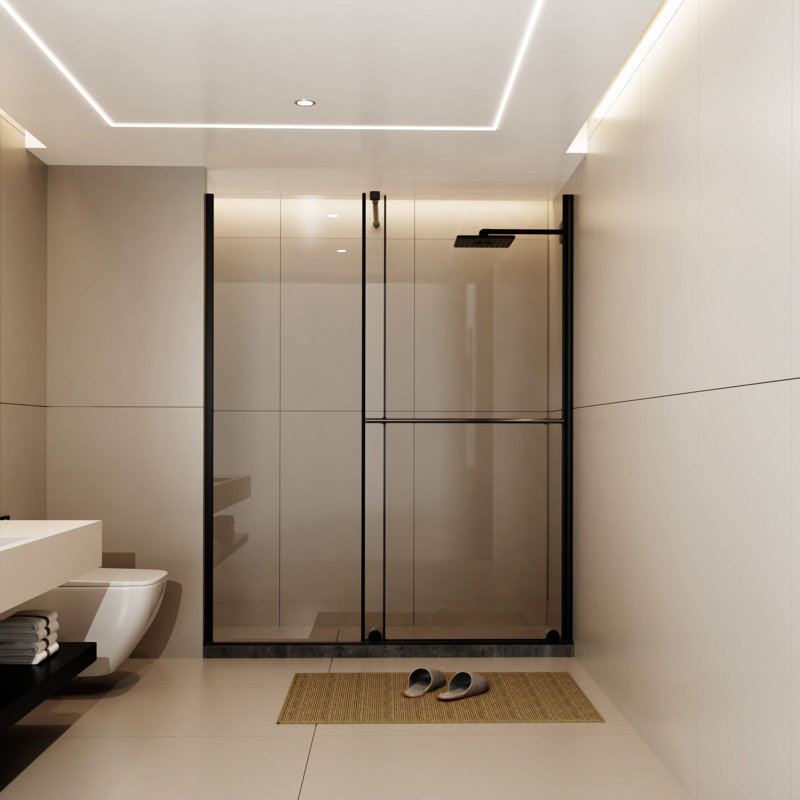 Porte de douche en verre