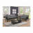 Solid Rubberwood Upholstered Loveseat