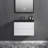 30" Floating Bathroom Vanity Modern Wall-Mounted Single Vanity with Integrated Resin Top, 2 Soft Close Drawers, Full Assembly