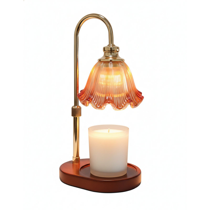 Lampe de bougie avec gradateur à intensité variable: Cadeaux d'anniversaire pour les femmes et décorations de Noël pour la maison - Cadeaux de lampes de bougie pour maman - Éléphant blanc