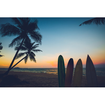 Tropical Beach - Wrapped Canvas Print