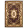 Corinthian Plum Ivory Machine Woven Hand Carved Floral Medallion Indoor Area Rug
