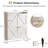 Slim Flip‑Top Shoe Cabinet, Freestanding Entryway & Mudroom Storage-259303097