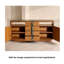 Armoire de rangement latérale en bois massif 78,74 "de style Mid-Century avec plateau en pierre frittée-130156676