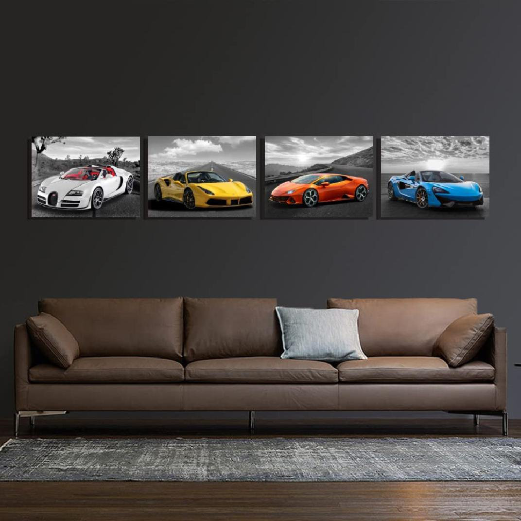 Latitude Run® Lamborghini Mclaren Posters On Canvas Pieces Print Wayfair
